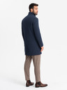 Ombre Clothing Ombre Clothing Palton structurat pentru bărbați cu guler înalt
