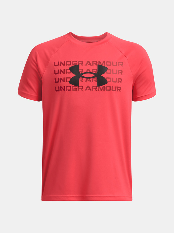 Under Armour Tricou pentru băieți Under Armour UA B TECH WM LOGO SS