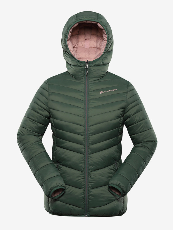 ALPINE PRO Jachetă reversibilă verde pentru femei Hi-Therm Alpine Pro Eroma