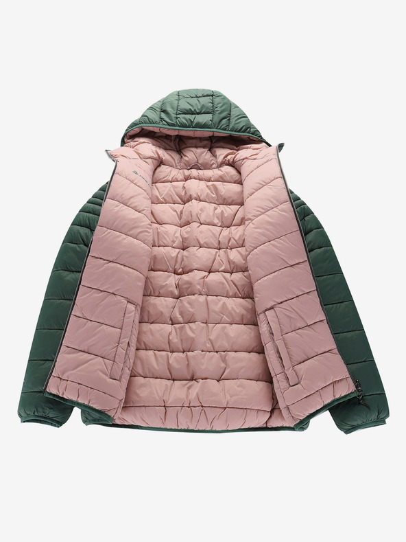 ALPINE PRO Jachetă reversibilă verde pentru femei Hi-Therm Alpine Pro Eroma