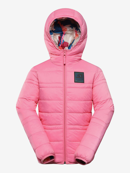 ALPINE PRO Geacă reversibilă hi-therm pentru copii ALPINE PRO DOUWO roz