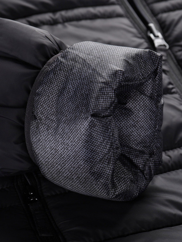 ALPINE PRO Jachetă reversibilă pentru copii hi-therm ALPINE PRO DOUWO negru