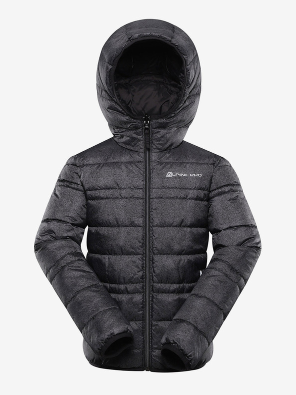 ALPINE PRO Jachetă reversibilă pentru copii hi-therm ALPINE PRO DOUWO negru