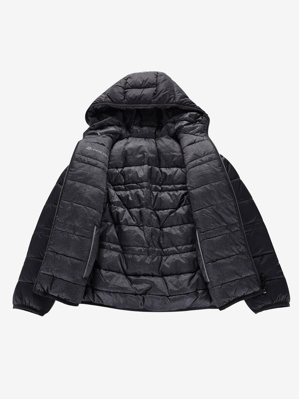 ALPINE PRO Jachetă reversibilă pentru copii hi-therm ALPINE PRO DOUWO negru