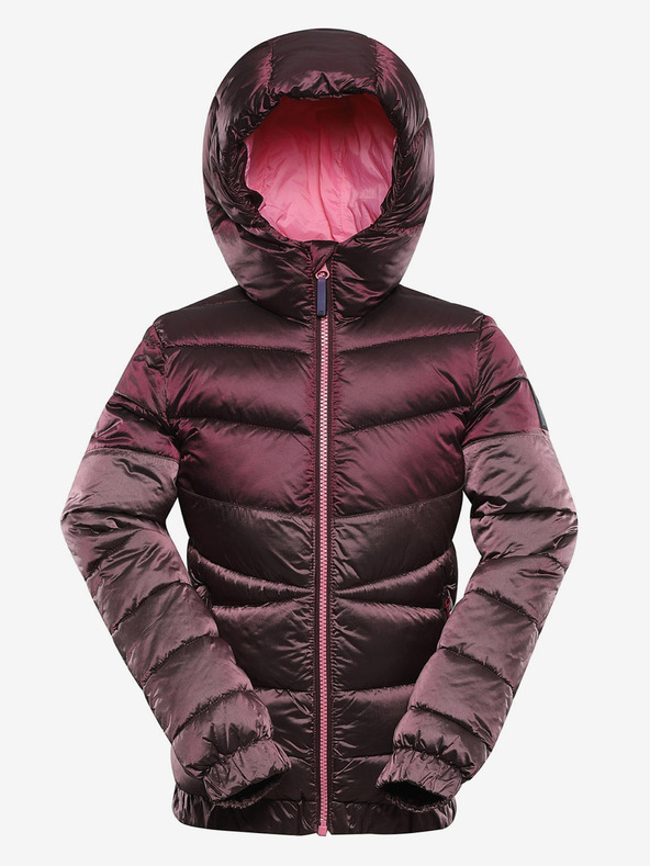 ALPINE PRO Jachetă hi-therm pentru copii cu impregnare ALPINE PRO GROLLO roz