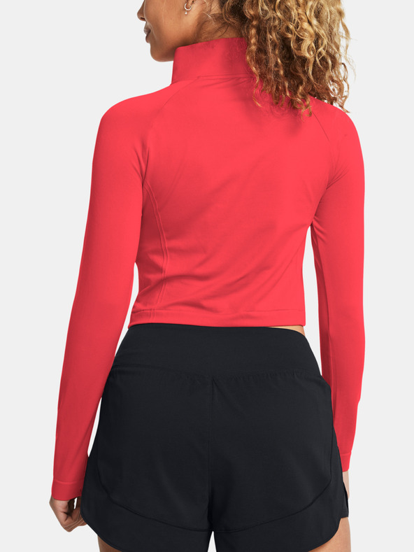 Under Armour Tricou pentru femei Under Armour Vanish Seamless 1/4 Zip Crop