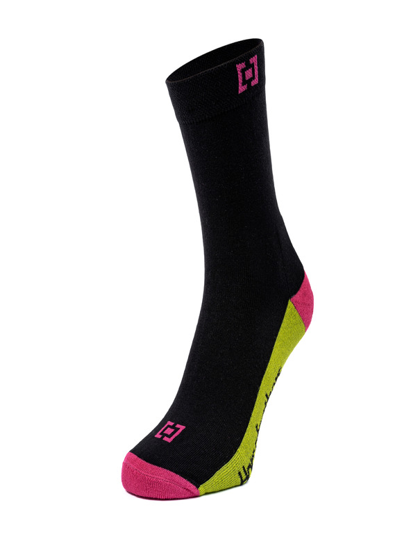 Horsefeathers Dea Crew Socks - negru mărimea 5 - 7 HORSEFEATHERS