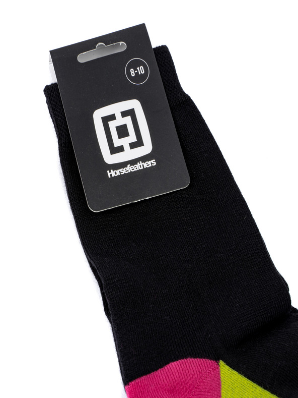 Horsefeathers Dea Crew Socks - negru mărimea 5 - 7 HORSEFEATHERS