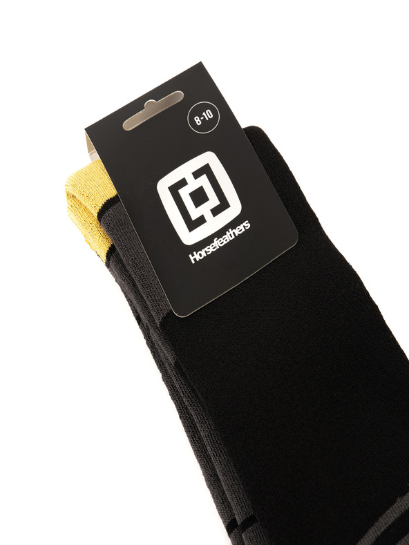 Horsefeathers Șosete de snowboard Shaun - negre mărimea 11 - 13 HORSEFEATHERS