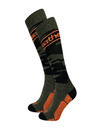 Horsefeathers Șosete de snowboard Enver - burnt olive mărimea 11 - 13 HORSEFEATHERS