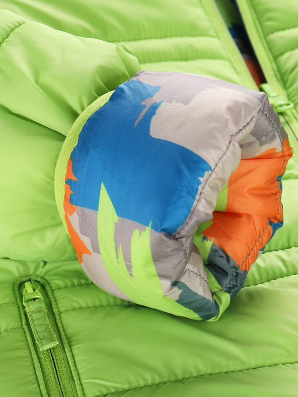 ALPINE PRO Geacă reversibilă pentru copii hi-therm ALPINE PRO DOUWO verde