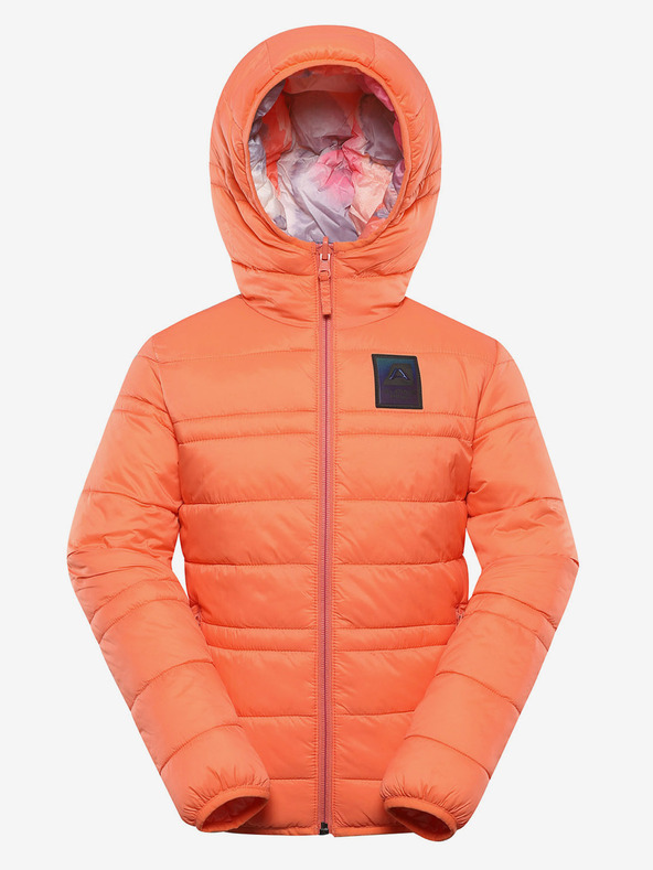 ALPINE PRO Jachetă reversibilă pentru copii hi-therm ALPINE PRO DOUWO portocaliu