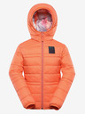 ALPINE PRO Jachetă reversibilă pentru copii hi-therm ALPINE PRO DOUWO portocaliu