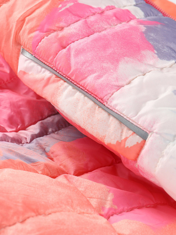 ALPINE PRO Jachetă reversibilă pentru copii hi-therm ALPINE PRO DOUWO portocaliu