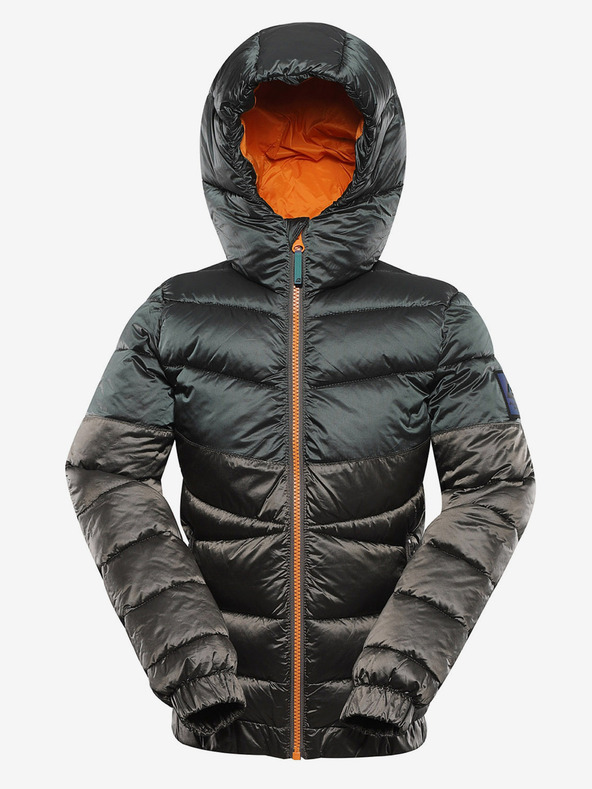 ALPINE PRO Jachetă hi-therm pentru copii cu impregnare ALPINE PRO GROLLO neutru / pământiu