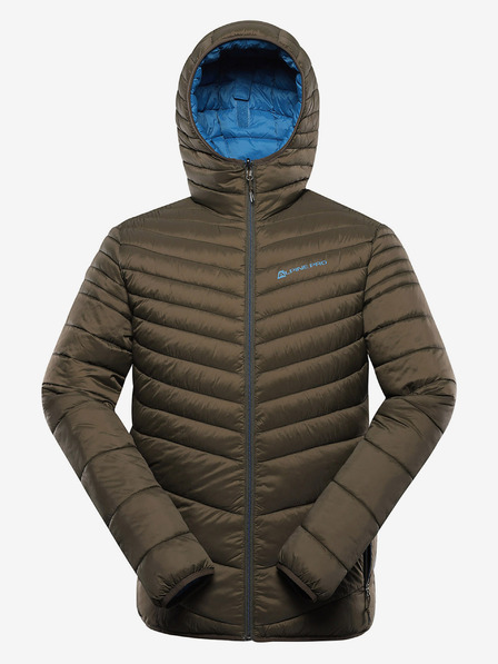 ALPINE PRO Jachetă reversibilă verde pentru bărbați Hi-Therm Alpine Pro Erom