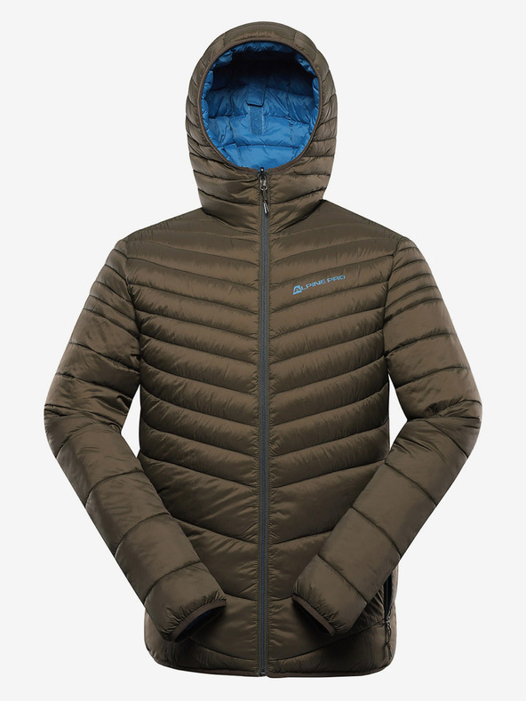 ALPINE PRO Jachetă reversibilă verde pentru bărbați Hi-Therm Alpine Pro Erom