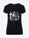 Kilpi Tricou sport imprimat negru de damă Kilpi TORNES