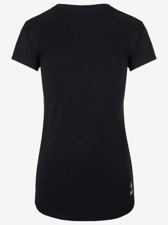 Kilpi Tricou sport imprimat negru de damă Kilpi TORNES