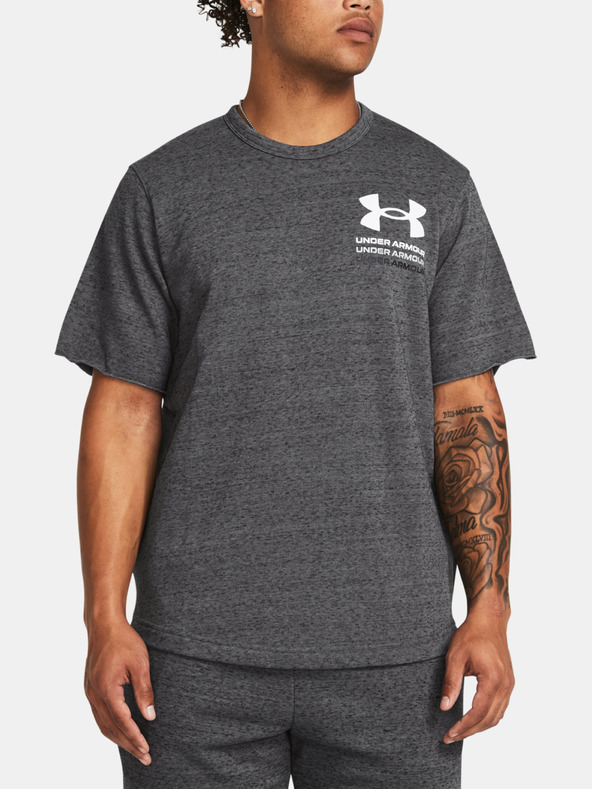 Under Armour Tricou bărbați Under Armour UA Rival Terry SS Colorblock