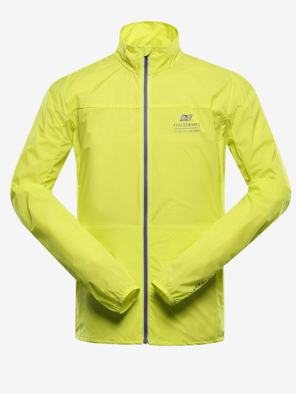 ALPINE PRO Jachetă ultraușoară verde pentru bărbați cu impregnare Alpine Pro SPIN