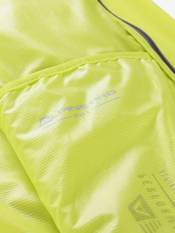 ALPINE PRO Jachetă ultraușoară verde pentru bărbați cu impregnare Alpine Pro SPIN