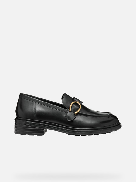 Geox Mocasini negri pentru femei Geox Walk pleasure