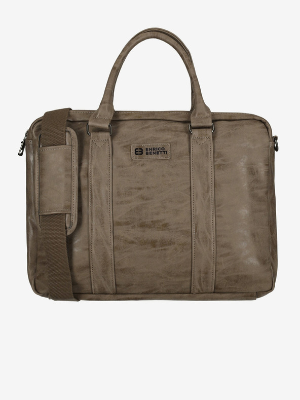 Enrico Benetti Enrico Benetti Rotterdam 15" Notebook Bag Medium Taupe