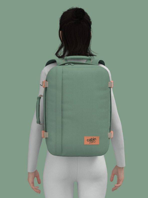 CabinZero Rucsac verde CabinZero Classic 36L Sage forest