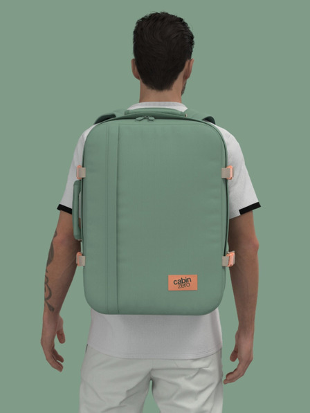 CabinZero Rucsac verde pentru femei CabinZero Classic 44L Sage forest