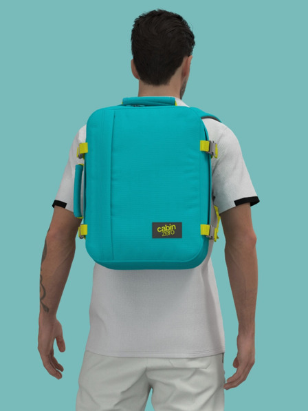 CabinZero Rucsac turcoaz CabinZero Classic 28L Aqua lagoon