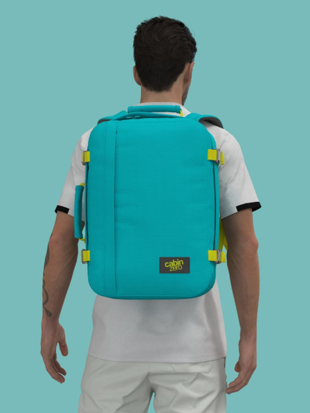 CabinZero Rucsac turcoaz CabinZero Classic 36L Aqua lagoon