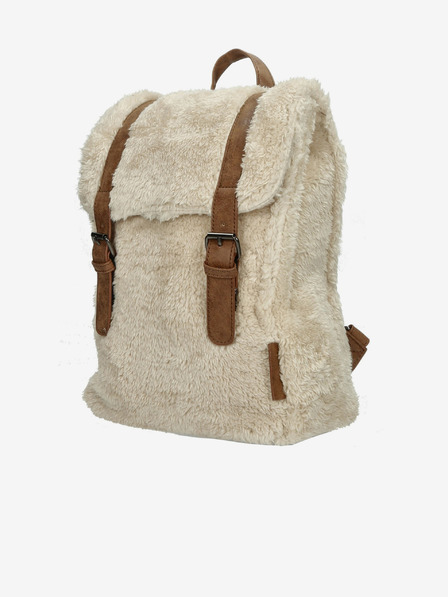 Enrico Benetti Rucsac Enrico Benetti Teddy Tablet Backpack Off-White