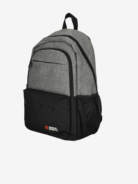 Enrico Benetti Rucsac Enrico Benetti Hamburg Notebook Backpack 23 l Gri deschis