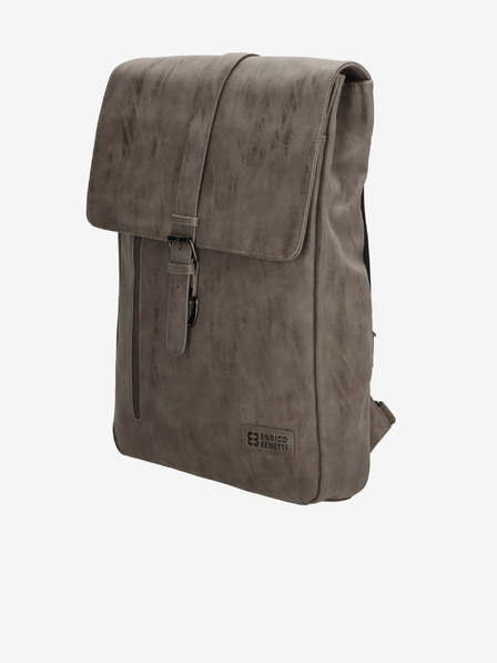 Enrico Benetti Rucsac Enrico Benetti Rotterdam 17" Notebook Backpack Medium Taupe