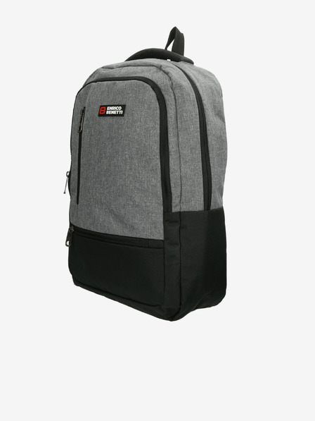 Enrico Benetti Rucsac Enrico Benetti Hamburg 15" Notebook Backpack Light Grey