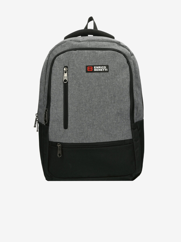 Enrico Benetti Rucsac Enrico Benetti Hamburg 15" Notebook Backpack Light Grey