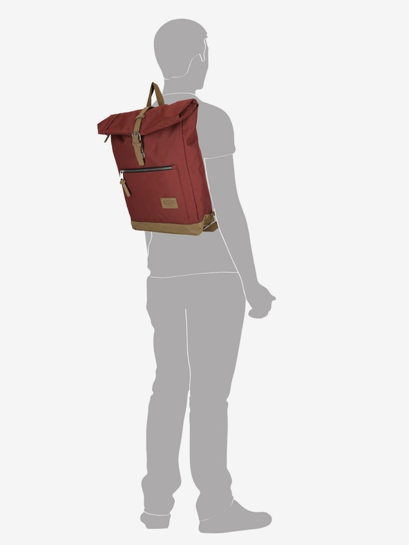 Enrico Benetti Rucsac Enrico Benetti Santiago 15" Notebook Backpack Bordeaux