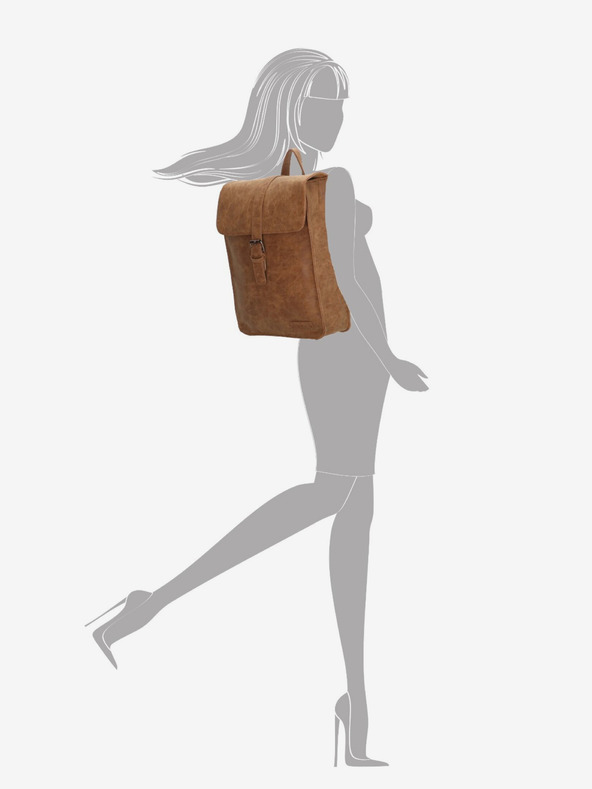 Enrico Benetti Rucsac Enrico Benetti Kate Backpack Camel