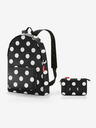 Reisenthel Black Polka Dot Rucsac Reisenthel Mini Maxi Rucksack Dots White