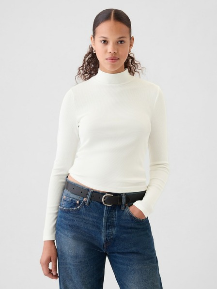 GAP Tricou crop cu nervuri GAP