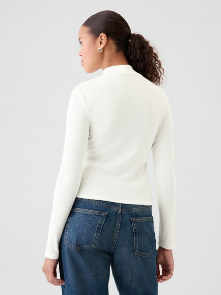 GAP Tricou crop cu nervuri GAP
