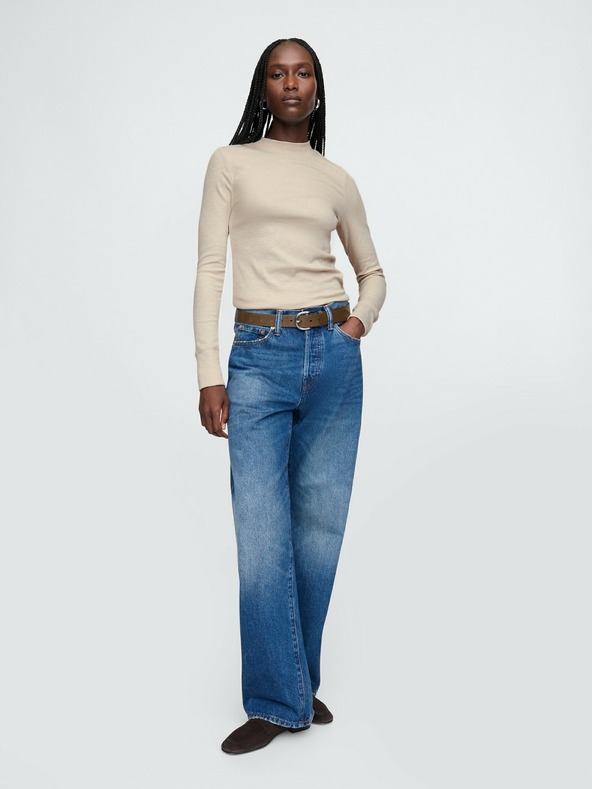 GAP Tricou tricotat cu nervuri GAP