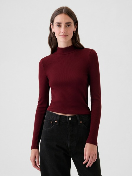 GAP Tricou crop cu nervuri GAP