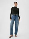 GAP Tricou crop cu nervuri GAP