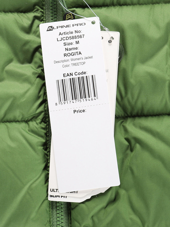 ALPINE PRO Jachetă de iarnă pentru femei, din puf, cu DWR ALPINE PRO Rogita