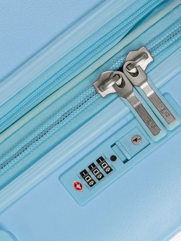 Heys Set de trei valize de călătorie în albastru deschis Heys Pastel ( S+M+L )