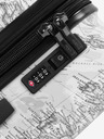 Heys Valiză de călătorie cu model alb-negru Heys Journey 3G S