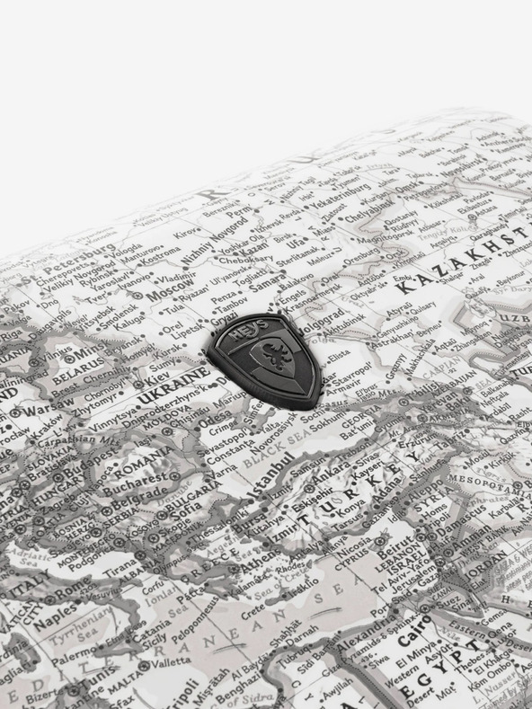 Heys Valiză de călătorie cu model alb-negru Heys Journey 3G S