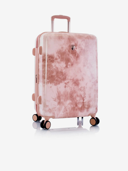 Heys Pink Patterned Travel Suitcase Heys Tie-Dye M